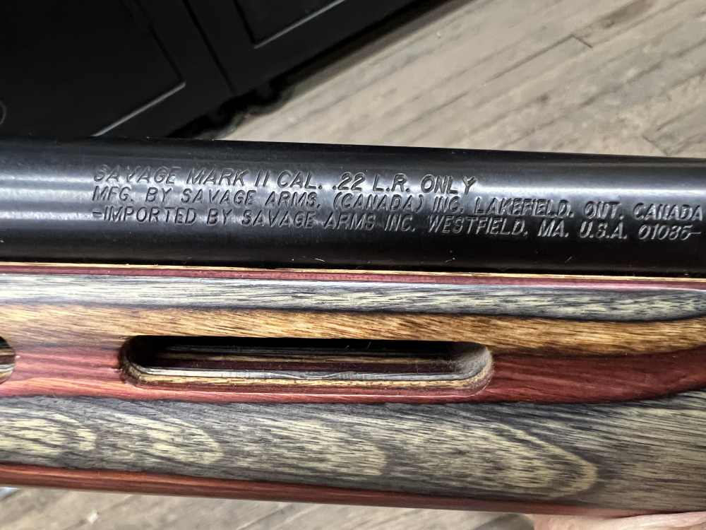Savage Mark II  BRJ V 22 LR BOLT ACTION RIFLE -img-17