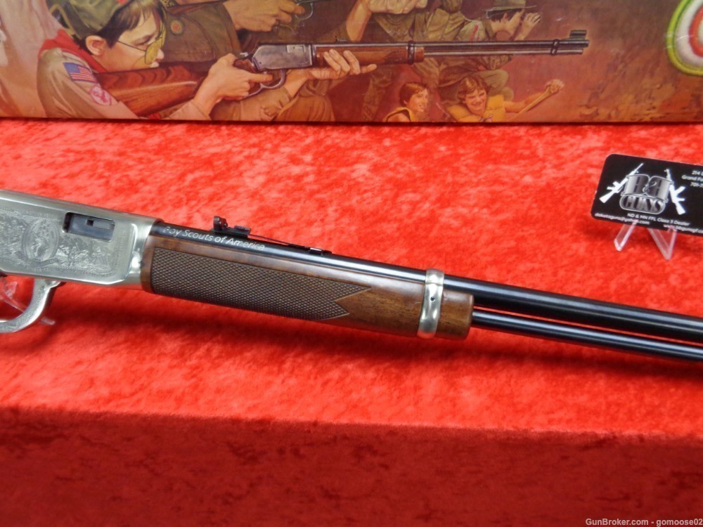WINCHESTER Model 9422 BOY SCOUT Commemorative High Grade Wood 94 22 I TRADE-img-4