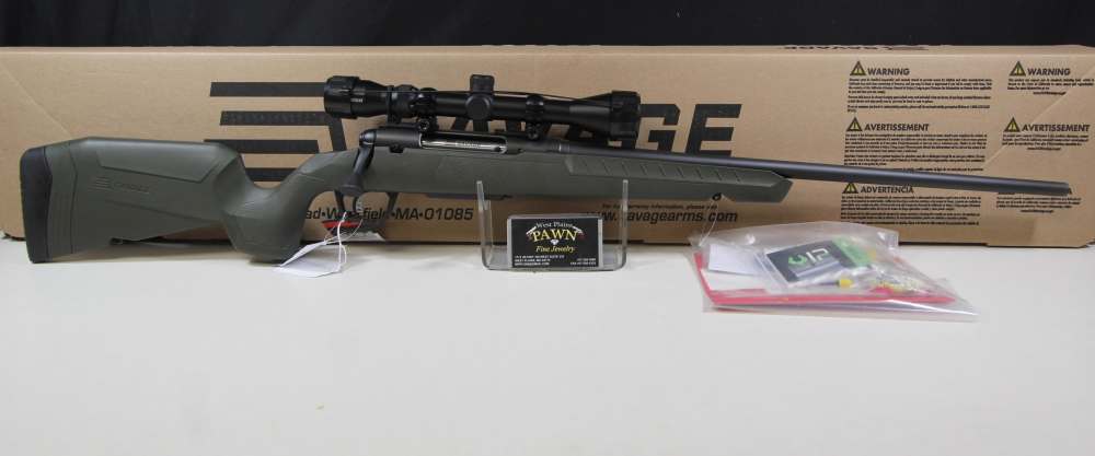 NIB SAVAGE AXIS II .223 REM BOLT ACTION RIFLE 22" 4+1 OD GRN 32149-img-0