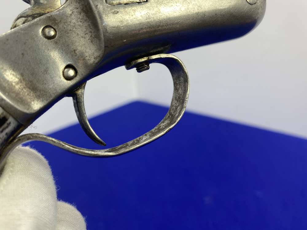 Stevens Tip-Up Target Pistol .22 RF Nickel 6" *ANTIQUE SINGLE-SHOT*-img-17