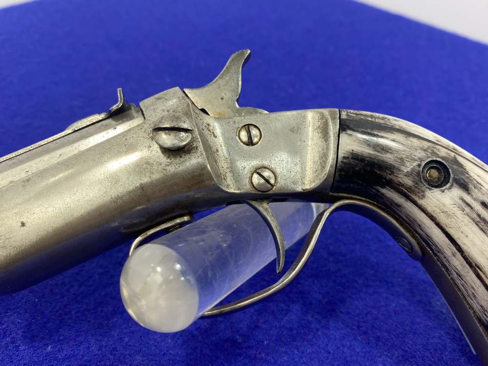 Stevens Tip-Up Target Pistol .22 RF Nickel 6" *ANTIQUE SINGLE-SHOT*-img-5