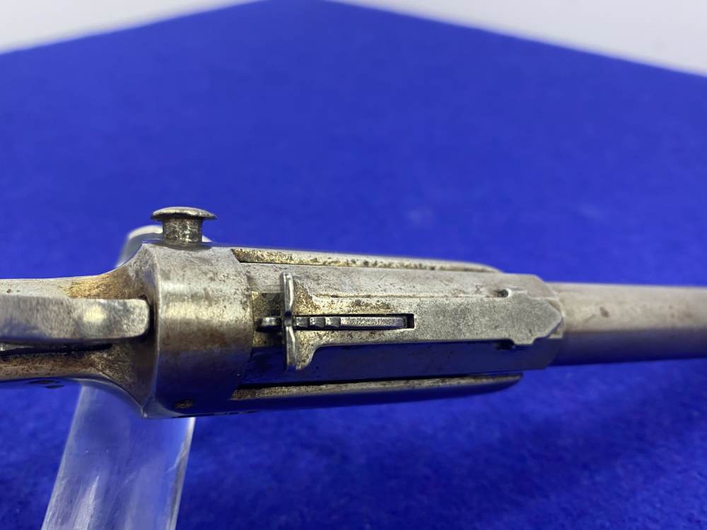 Stevens Tip-Up Target Pistol .22 RF Nickel 6" *ANTIQUE SINGLE-SHOT*-img-15
