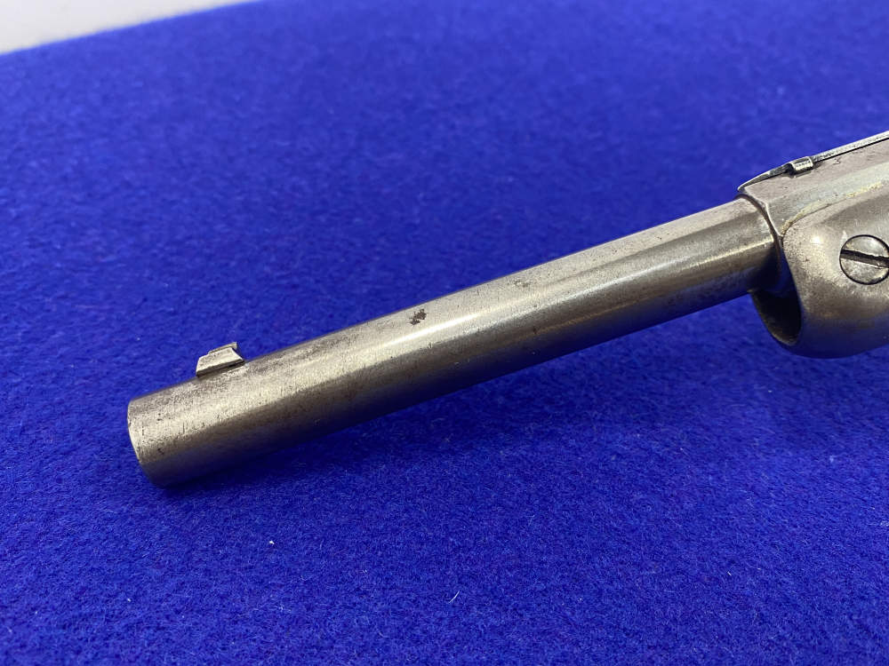 Stevens Tip-Up Target Pistol .22 RF Nickel 6" *ANTIQUE SINGLE-SHOT*-img-7