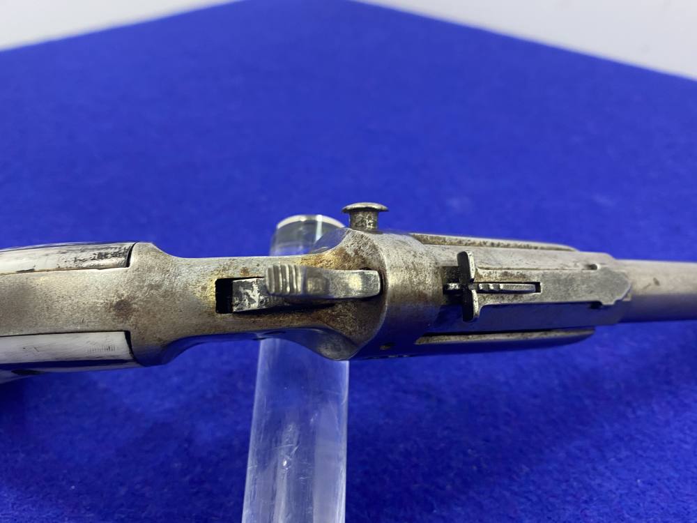 Stevens Tip-Up Target Pistol .22 RF Nickel 6" *ANTIQUE SINGLE-SHOT*-img-14
