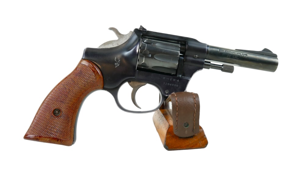USED High Standard R-101 & R-104 .22 LR Revolvers Lot of two (2)-img-21