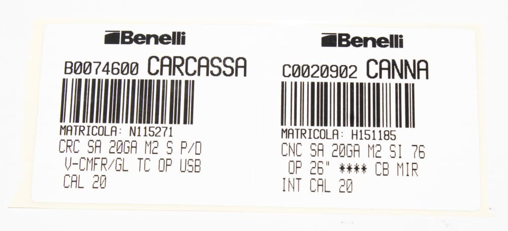 Benelli M2 Field 20 ga 26" 11095 MFG 2004-22 Italy Inertia Driven w/ Case-img-19