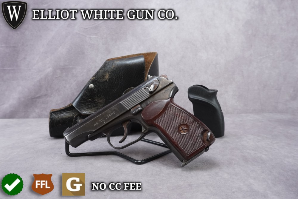 Bulgarian Arsenal Makarov 9x18mm 4" Circle 10 w/ Holster & Mag-img-0
