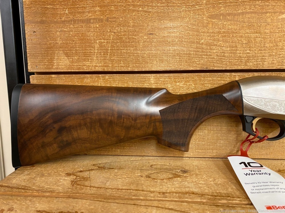 Benelli Montefeltro Silver 12GA 28" Walnut Semi-Auto Shotgun NIB-img-2