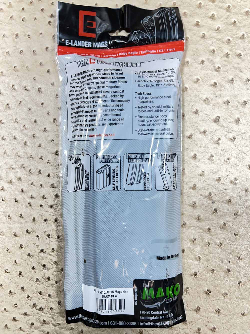 Mako E-Lander 40 Round Steel Magazine AR-15 .223/5.56  40rd-img-2