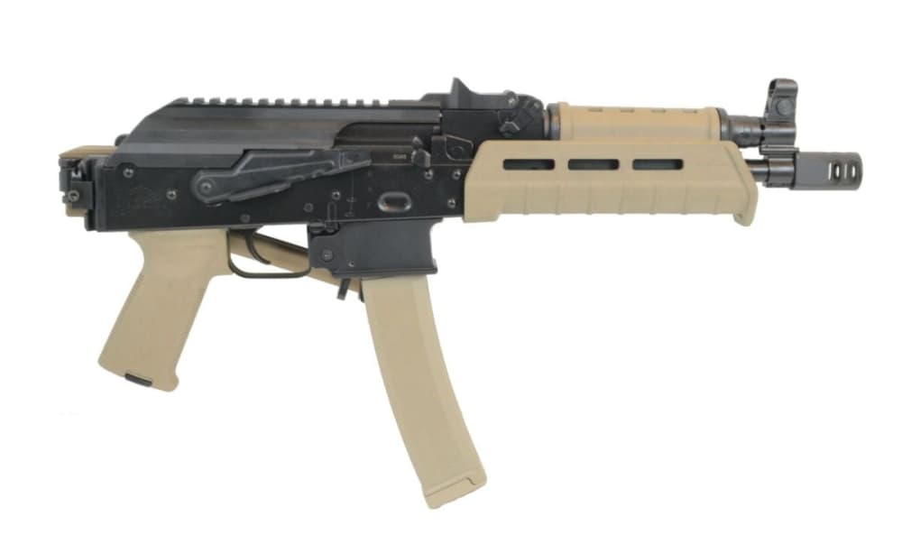 PSA AK-V 9mm MOE Triangle Side Folding Brace Pistol FDE No CC Fee NEW-img-2