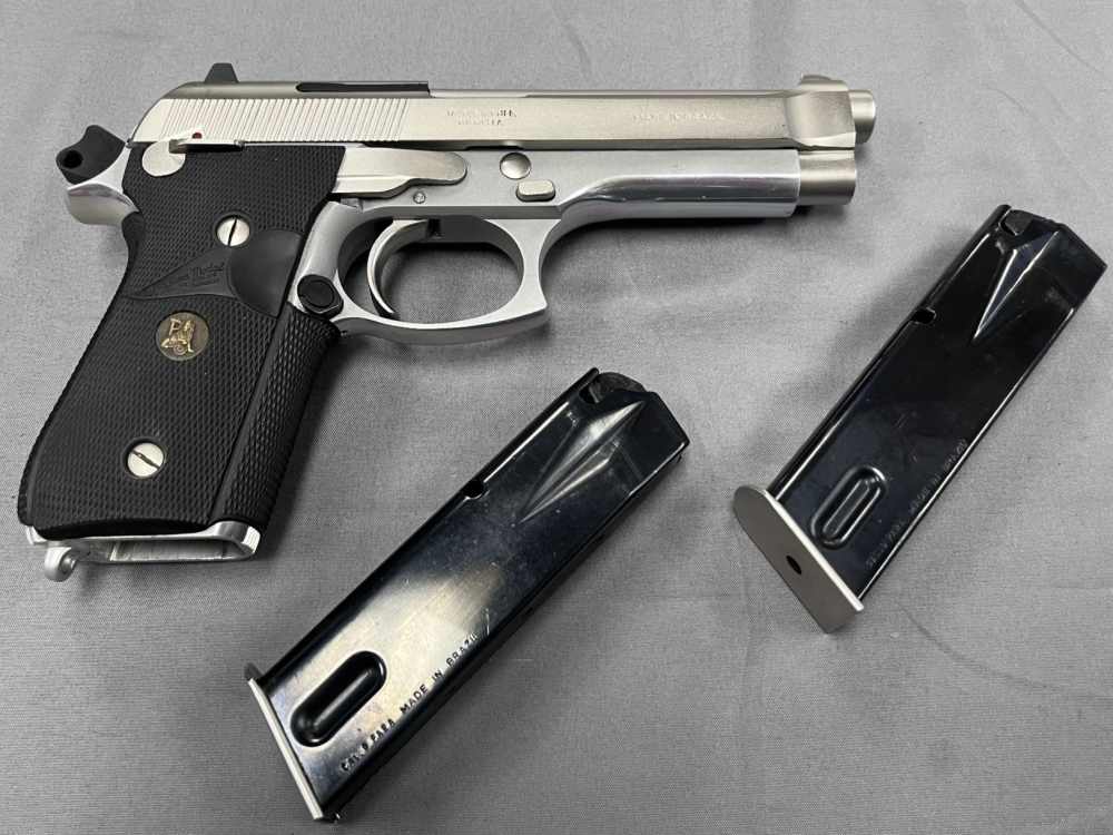 Taurus PT 92 AF 9mm - DA/SA - Stainless - Two Mags - NO Reserve!-img-0