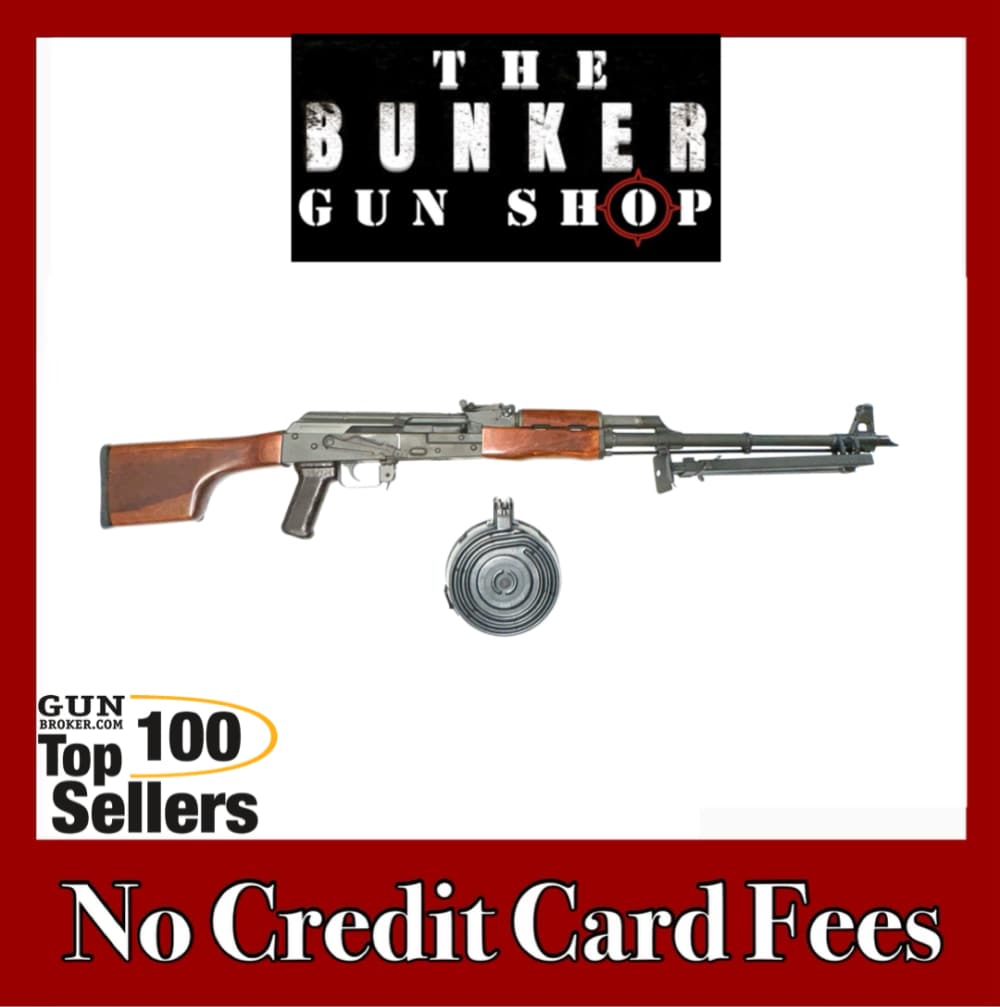 USED! CENTURY ARMS MODEL M64 RPK 7.62X39 W/ DRUM MAG $.01 PENNY-img-0