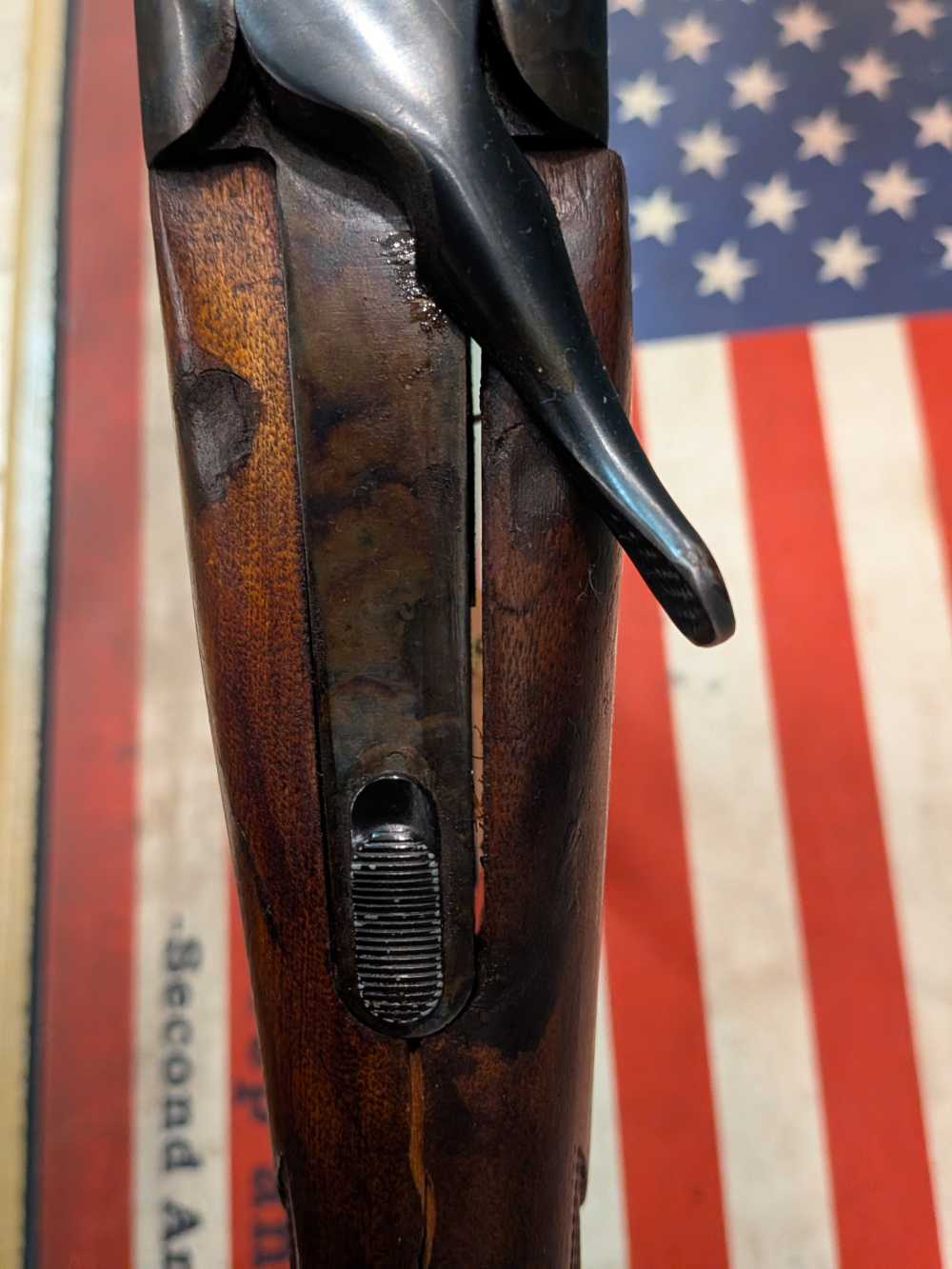 Stevens Model 311D  12ga Side-by-Side Shotgun -Cracked Wrist/Stock-img-8