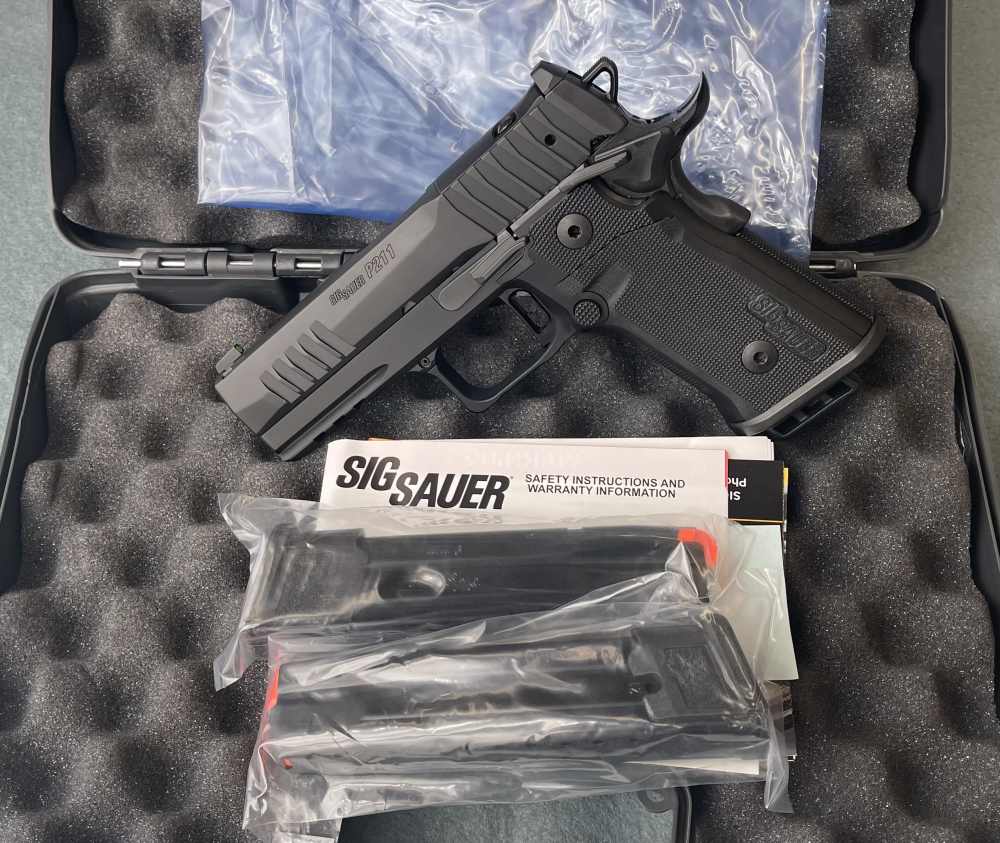 Unfired-Sig Sauer P211 GT4 211CA 9mm P 211 CA Optic Ready SAO $Super Deal$-img-0