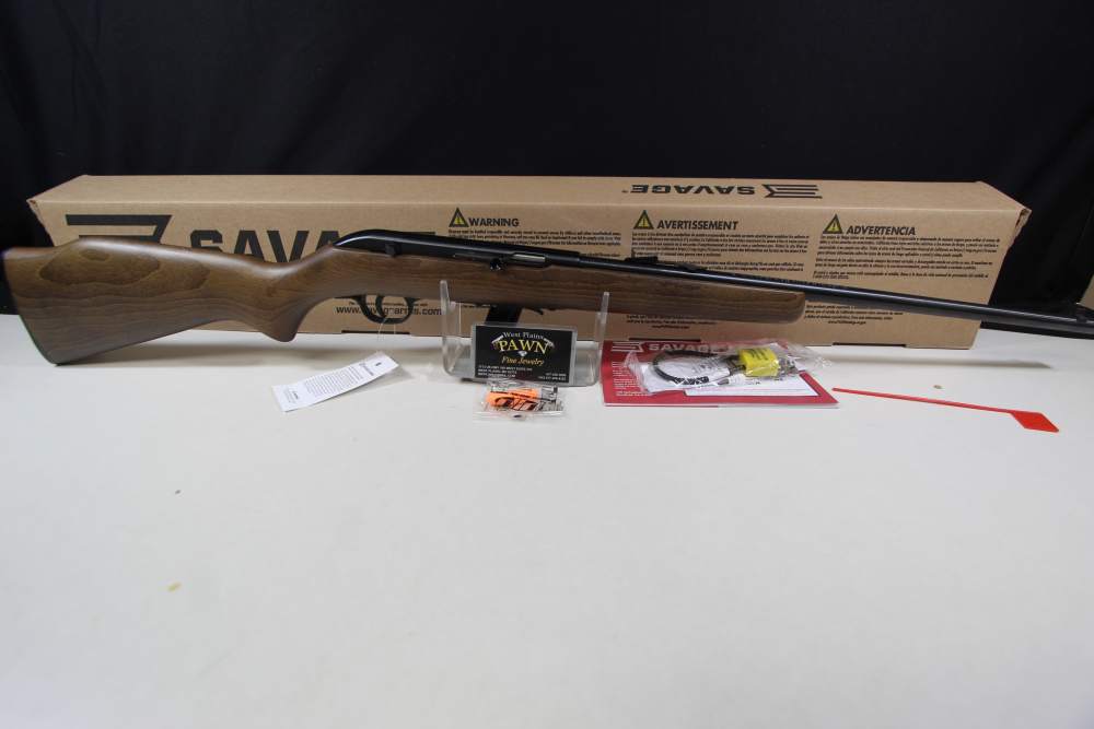 NIB SAVAGE 64 22 LR SEMI AUTO RIFLE 21" 10+1 WOOD STOCK 30000-img-0