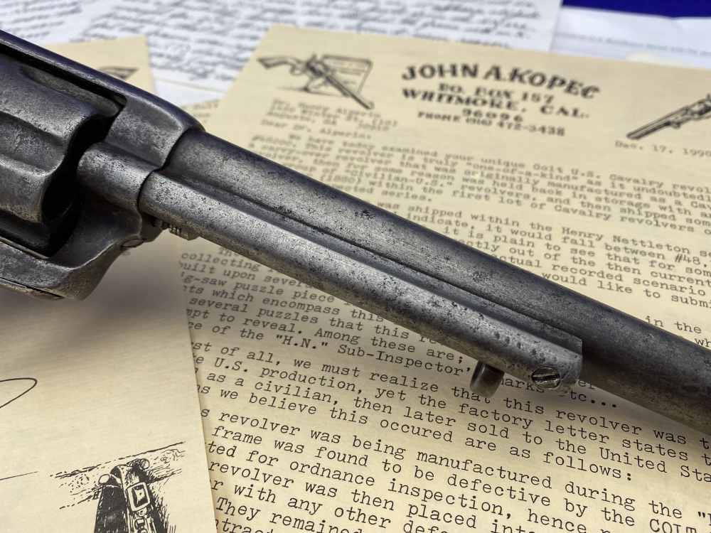 HOLY GRAIL Colt SAA US Calvary - FEATURED IN JOHN KOPEC'S BOOK & DOCUMENTED-img-15