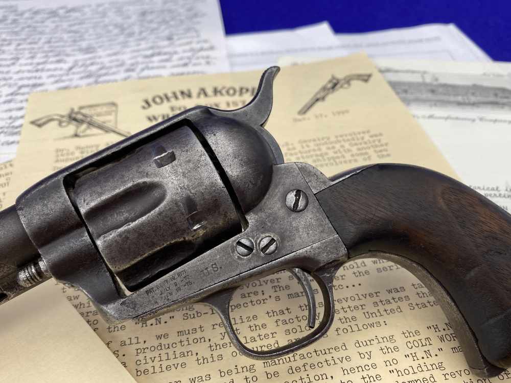 HOLY GRAIL Colt SAA US Calvary - FEATURED IN JOHN KOPEC'S BOOK & DOCUMENTED-img-4