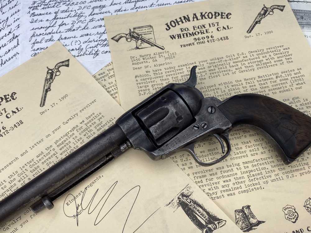 HOLY GRAIL Colt SAA US Calvary - FEATURED IN JOHN KOPEC'S BOOK & DOCUMENTED-img-43