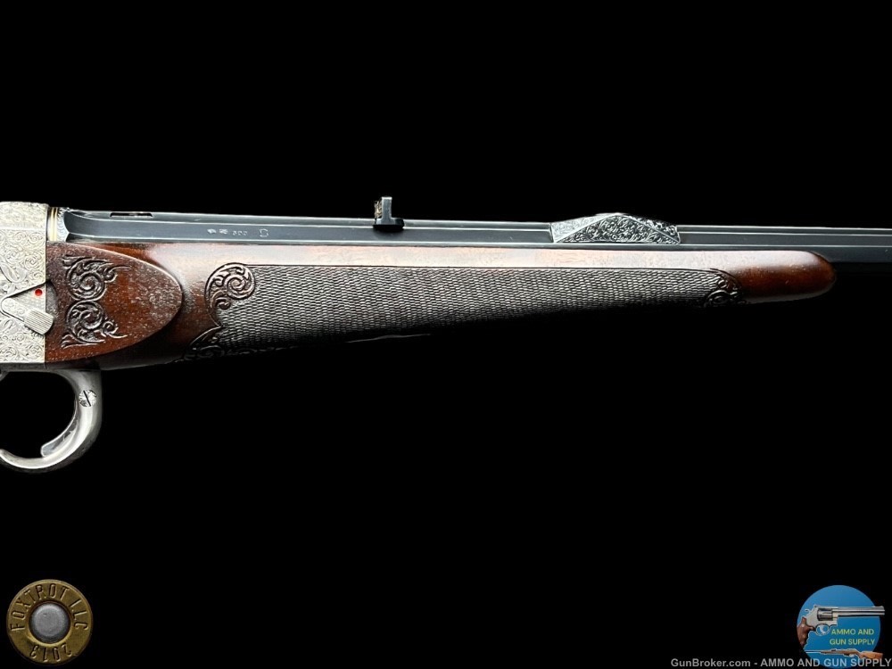 JAGDWAFFEN HAMBRUSCH DELUXE HEEREN ACTION 243 - FULLY ENGRAVED- OCTAGON BBL-img-16
