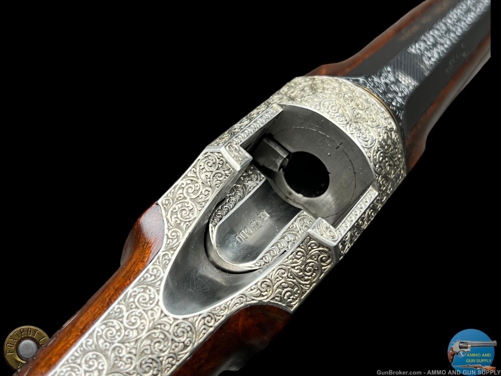 JAGDWAFFEN HAMBRUSCH DELUXE HEEREN ACTION 243 - FULLY ENGRAVED- OCTAGON BBL-img-26