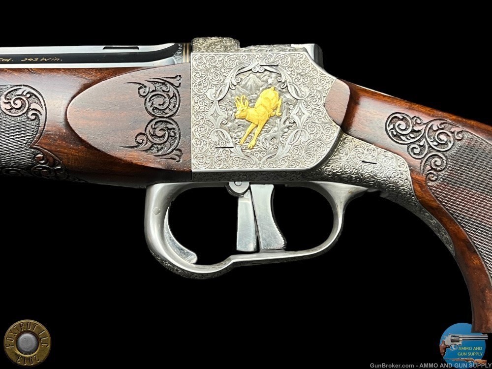 JAGDWAFFEN HAMBRUSCH DELUXE HEEREN ACTION 243 - FULLY ENGRAVED- OCTAGON BBL-img-10