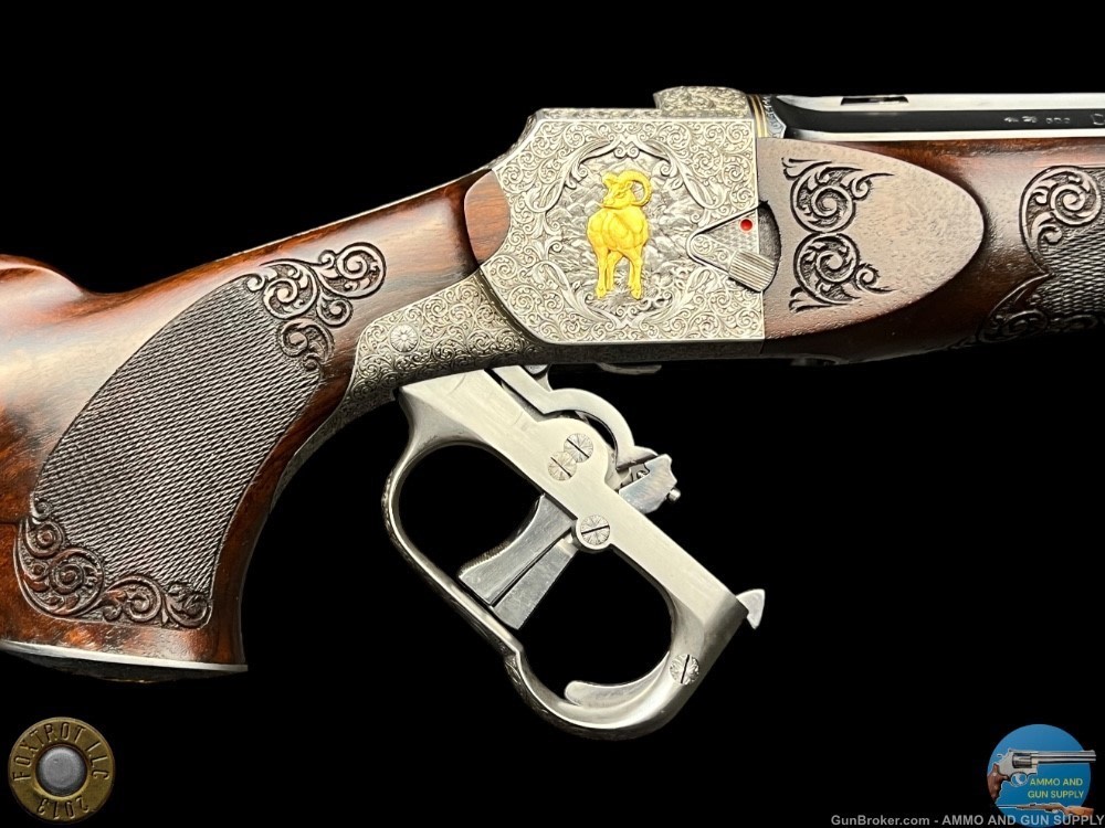 JAGDWAFFEN HAMBRUSCH DELUXE HEEREN ACTION 243 - FULLY ENGRAVED- OCTAGON BBL-img-25