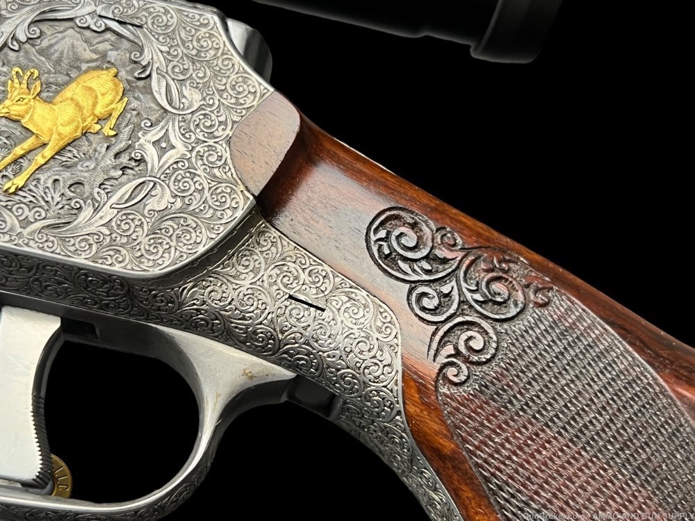 JAGDWAFFEN HAMBRUSCH DELUXE HEEREN ACTION 243 - FULLY ENGRAVED- OCTAGON BBL-img-39