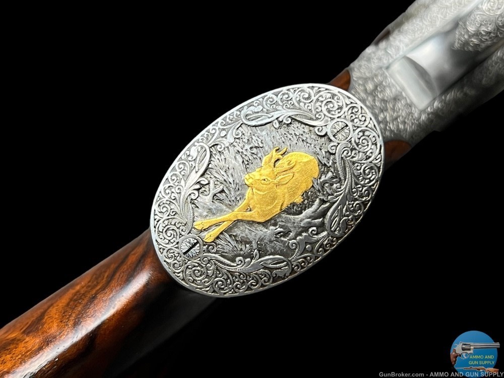JAGDWAFFEN HAMBRUSCH DELUXE HEEREN ACTION 243 - FULLY ENGRAVED- OCTAGON BBL-img-7