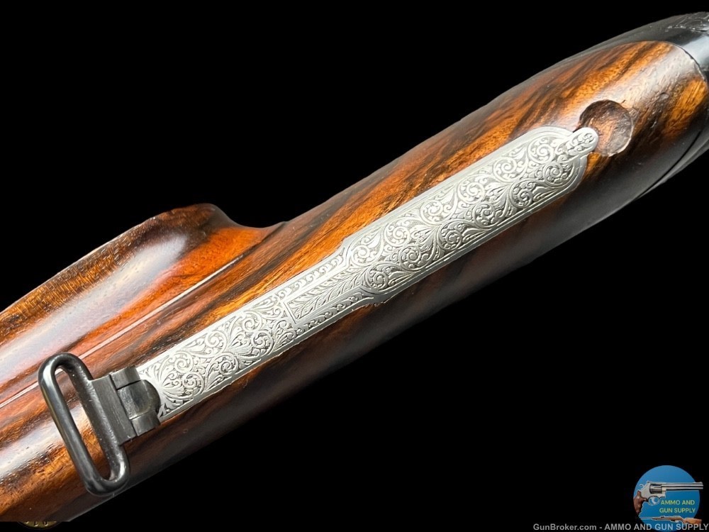 JAGDWAFFEN HAMBRUSCH DELUXE HEEREN ACTION 243 - FULLY ENGRAVED- OCTAGON BBL-img-28