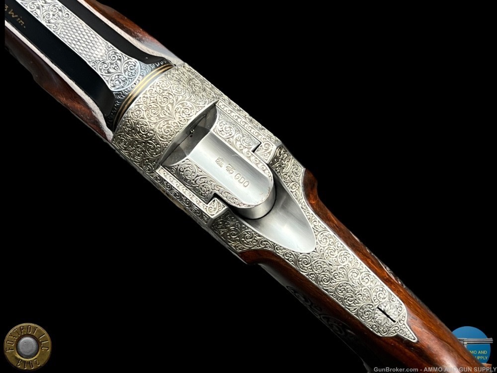 JAGDWAFFEN HAMBRUSCH DELUXE HEEREN ACTION 243 - FULLY ENGRAVED- OCTAGON BBL-img-11