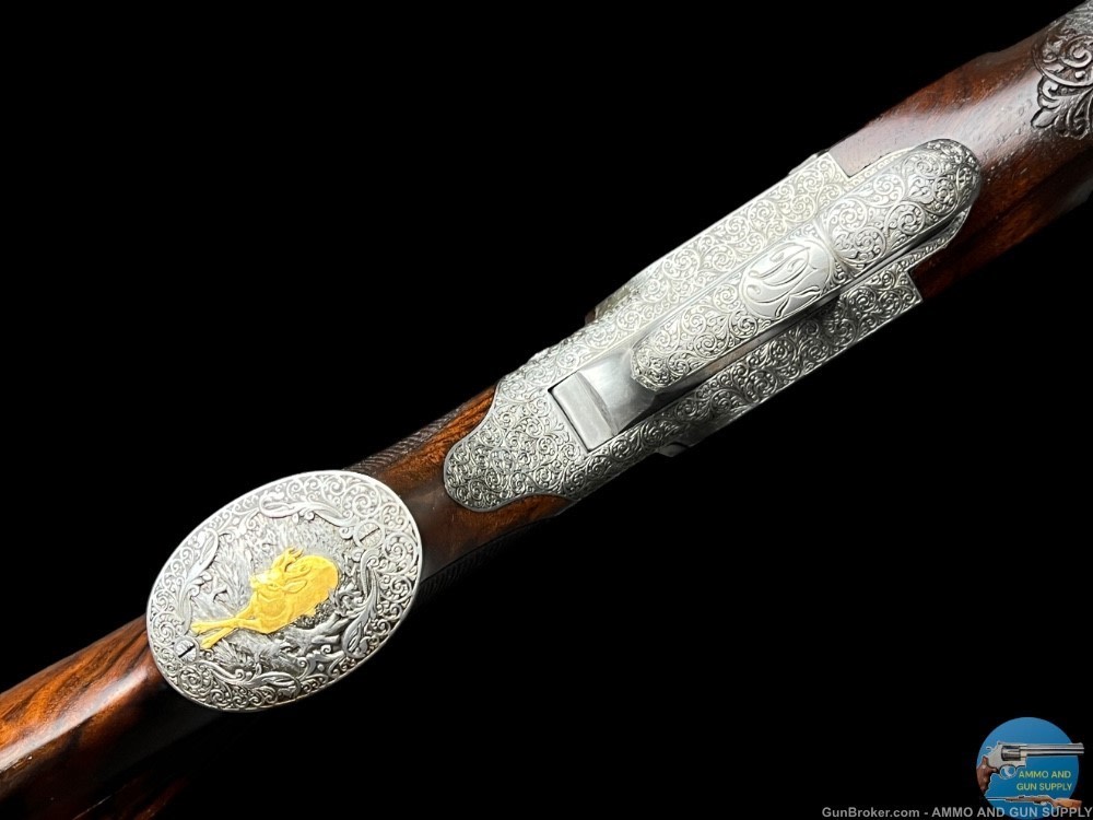 JAGDWAFFEN HAMBRUSCH DELUXE HEEREN ACTION 243 - FULLY ENGRAVED- OCTAGON BBL-img-6