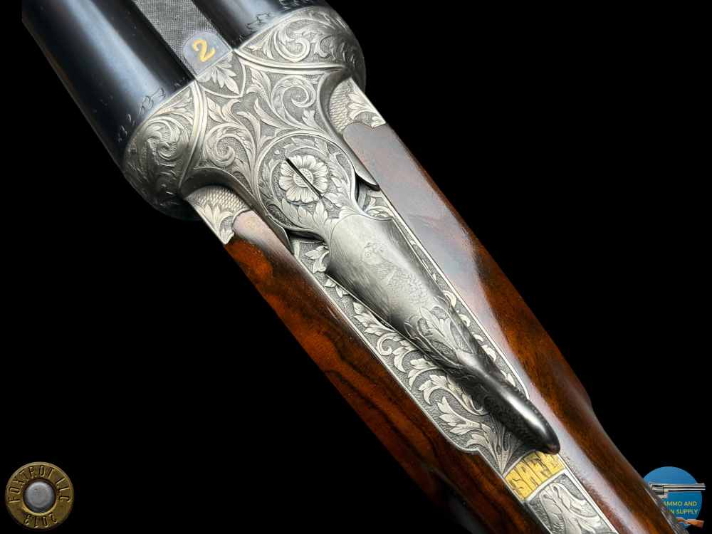 EXHIBITION PAIR - TOMASONI ENGRAVED - PERUGINI & VISINI 20 GA 3" - 30" BBLS-img-25