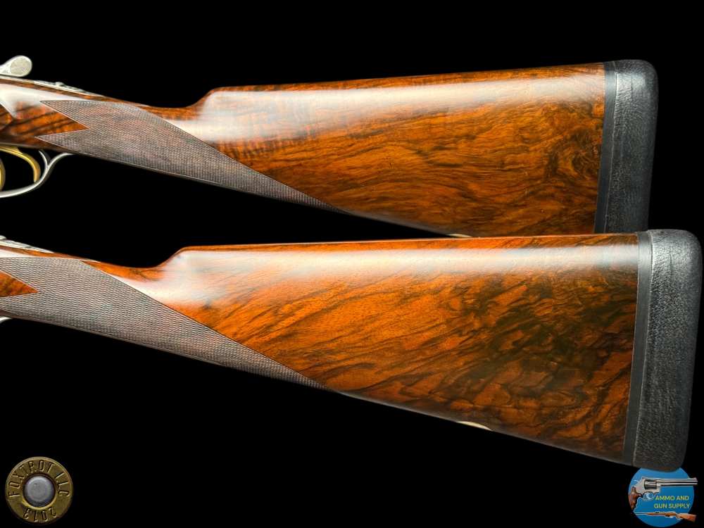 EXHIBITION PAIR - TOMASONI ENGRAVED - PERUGINI & VISINI 20 GA 3" - 30" BBLS-img-6