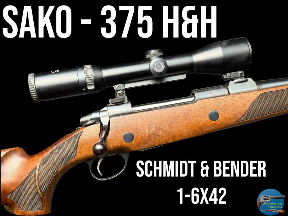 MINT SAKO FINLAND - 75 -375 H&H- DETACHABLE MAG - SCHMIDT & BENDER 1.5-6X42-img-0