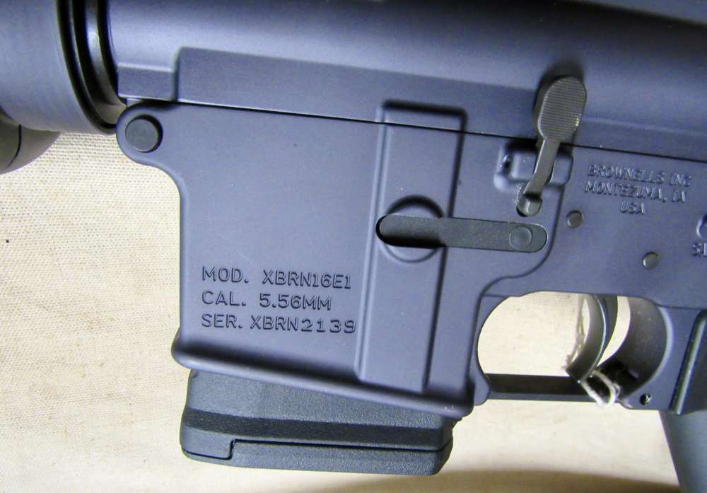 Brownells XBRN16E1 AR15 .223 5.56 Nato Semi-Auto Rifle .01 NO RESERVE-img-4