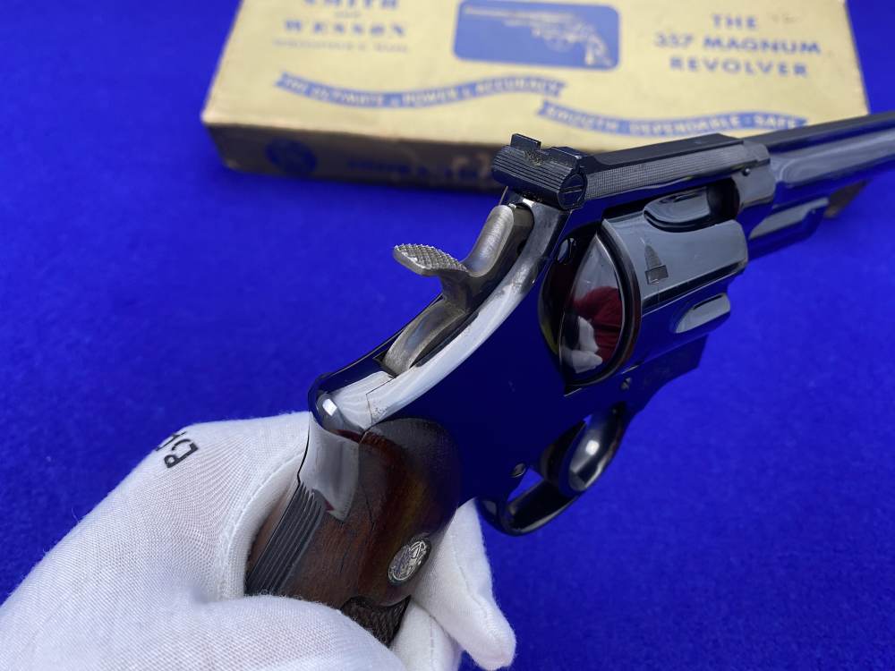 SCARCE 1954 Smith Wesson PRE-27 .357Mag *DESIRABLE 8 3/8" PINNED BBL*-img-24