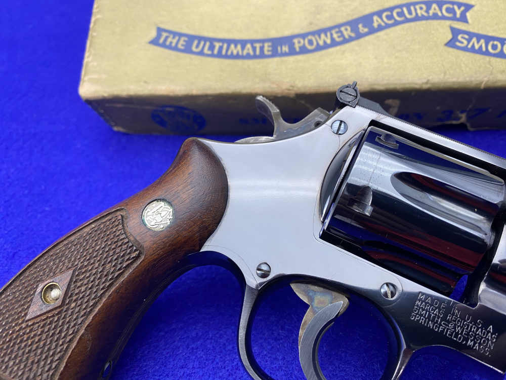 SCARCE 1954 Smith Wesson PRE-27 .357Mag *DESIRABLE 8 3/8" PINNED BBL*-img-15
