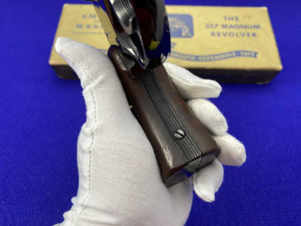 SCARCE 1954 Smith Wesson PRE-27 .357Mag *DESIRABLE 8 3/8" PINNED BBL*-img-31