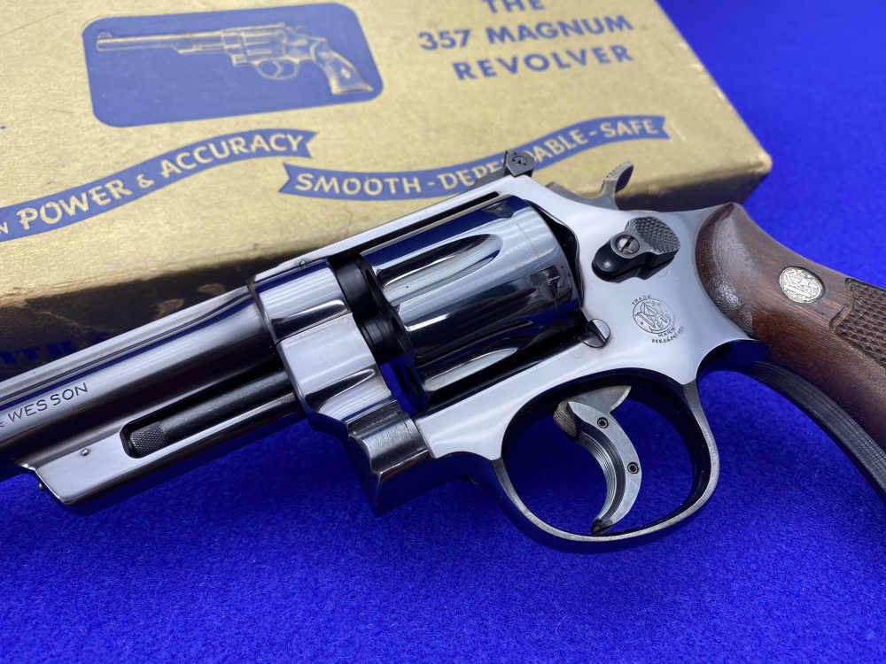 SCARCE 1954 Smith Wesson PRE-27 .357Mag *DESIRABLE 8 3/8" PINNED BBL*-img-12
