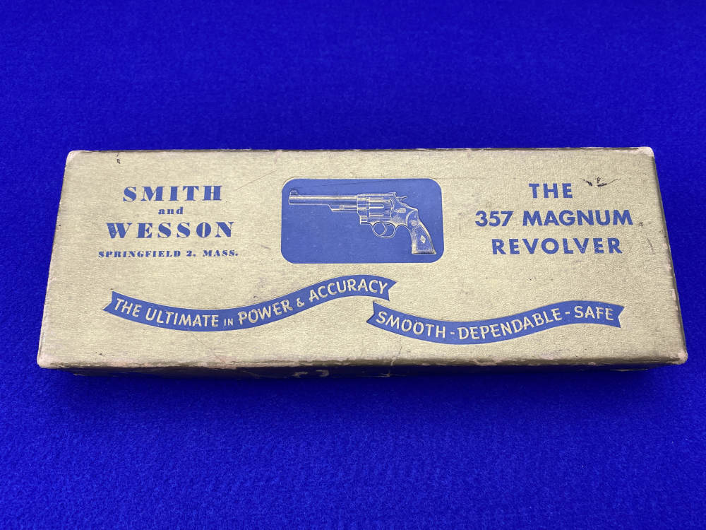 SCARCE 1954 Smith Wesson PRE-27 .357Mag *DESIRABLE 8 3/8" PINNED BBL*-img-50