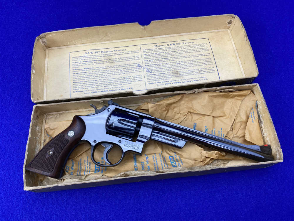 SCARCE 1954 Smith Wesson PRE-27 .357Mag *DESIRABLE 8 3/8" PINNED BBL*-img-53