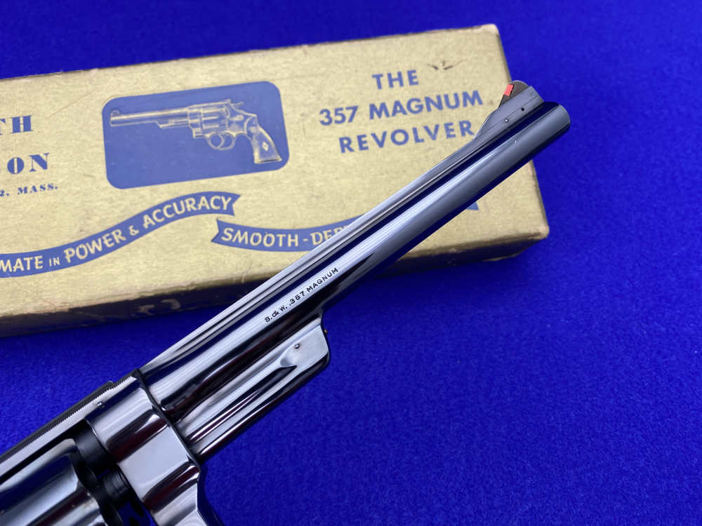 SCARCE 1954 Smith Wesson PRE-27 .357Mag *DESIRABLE 8 3/8" PINNED BBL*-img-40