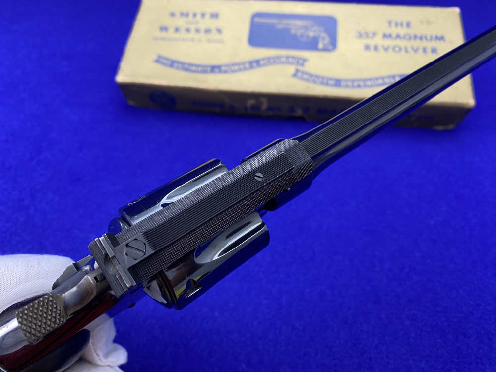SCARCE 1954 Smith Wesson PRE-27 .357Mag *DESIRABLE 8 3/8" PINNED BBL*-img-26
