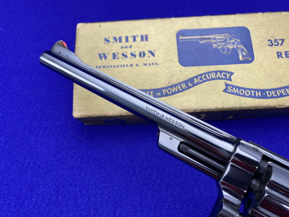 SCARCE 1954 Smith Wesson PRE-27 .357Mag *DESIRABLE 8 3/8" PINNED BBL*-img-42