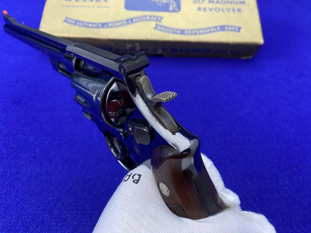 SCARCE 1954 Smith Wesson PRE-27 .357Mag *DESIRABLE 8 3/8" PINNED BBL*-img-23