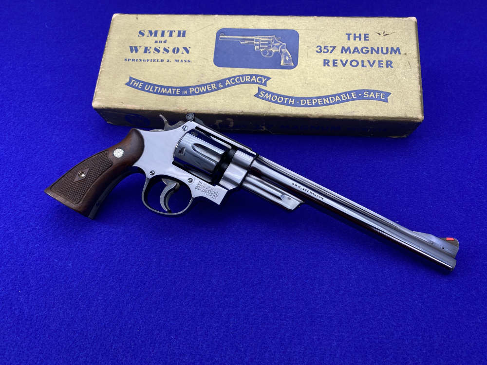 SCARCE 1954 Smith Wesson PRE-27 .357Mag *DESIRABLE 8 3/8" PINNED BBL*-img-13
