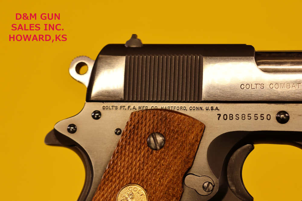 Colt Combat Commander .45 acp Series 70 1911 MFG 1981-img-5