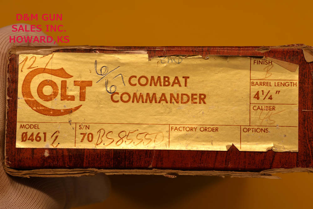 Colt Combat Commander .45 acp Series 70 1911 MFG 1981-img-27