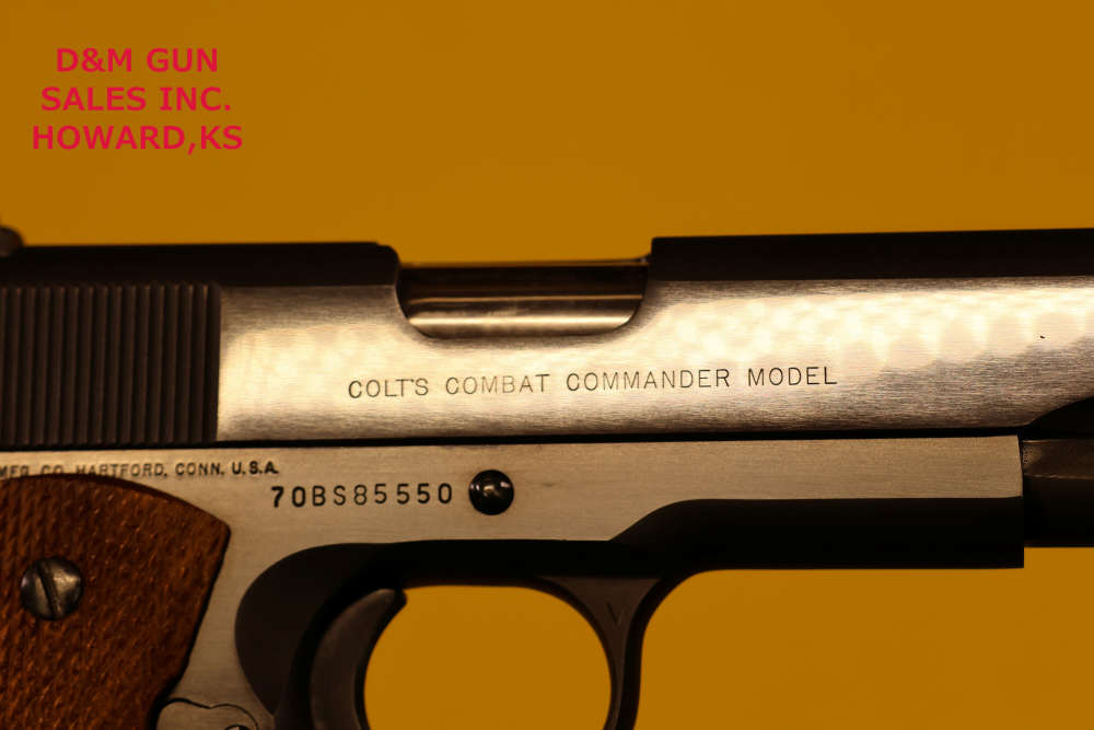 Colt Combat Commander .45 acp Series 70 1911 MFG 1981-img-4