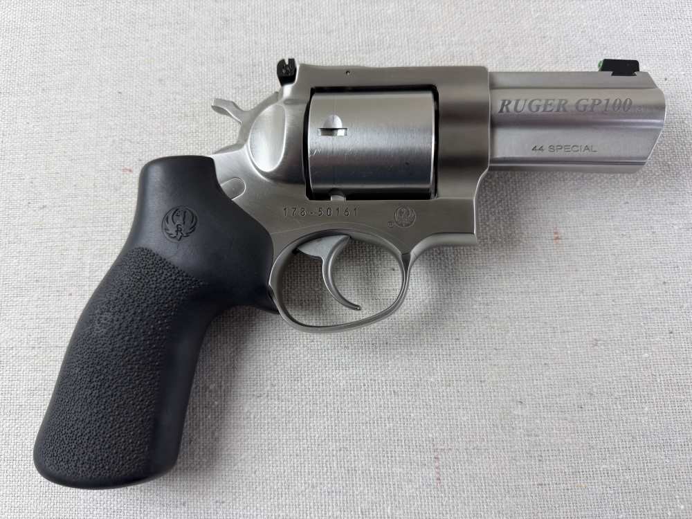Ruger GP100 44 Spl 3" Stainless -img-0